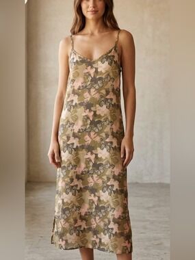 Butterfly Print Slip Nightgown – Size Large (NWT) Love to Sleep